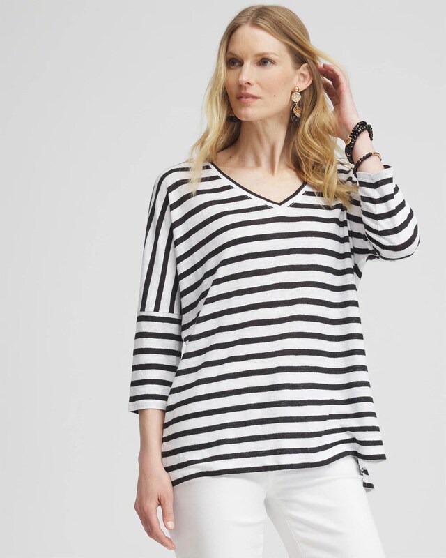 Linen Drop Shoulder Tunic - image 2